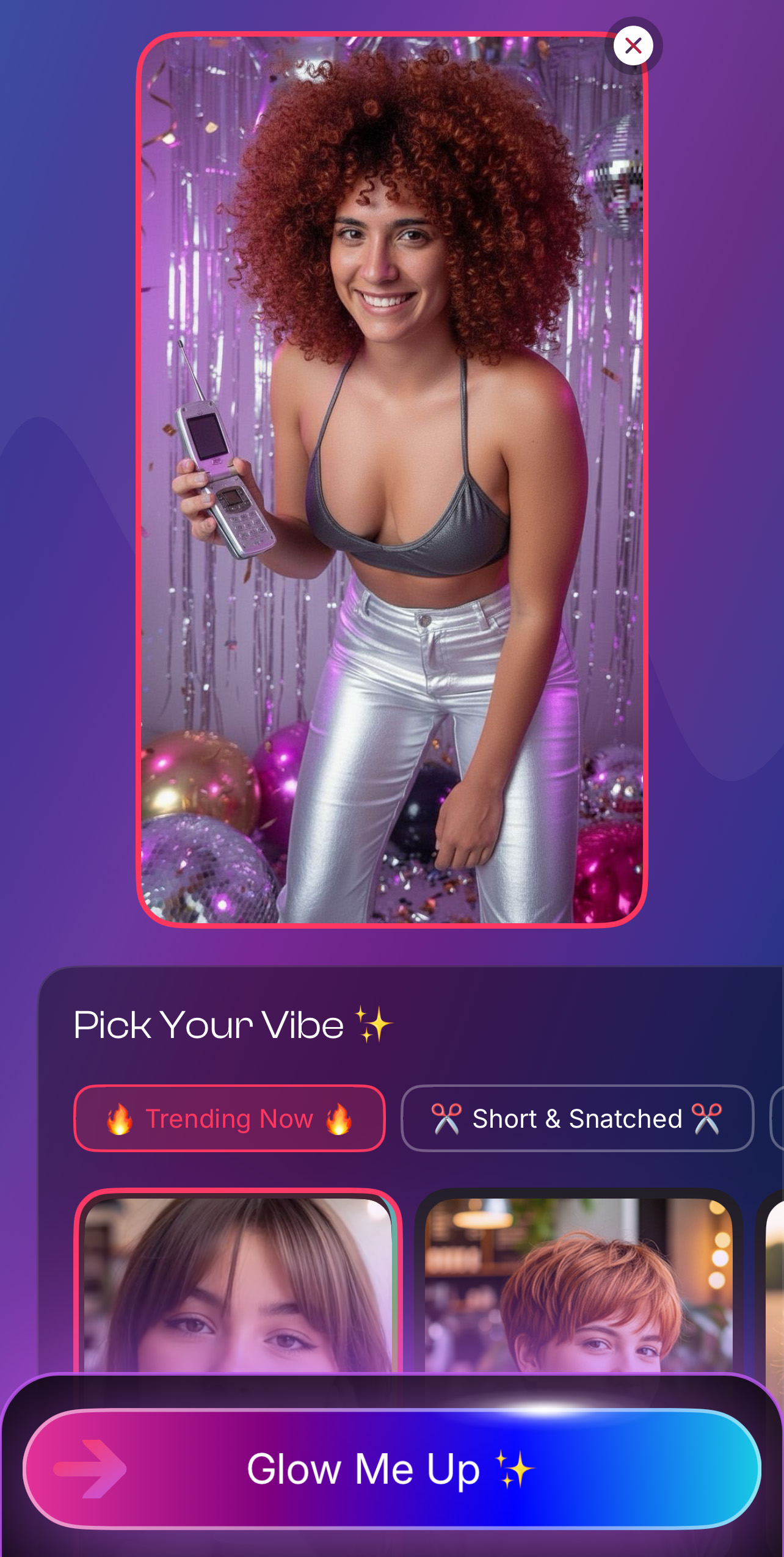 Hair Color Change Screenshot 2